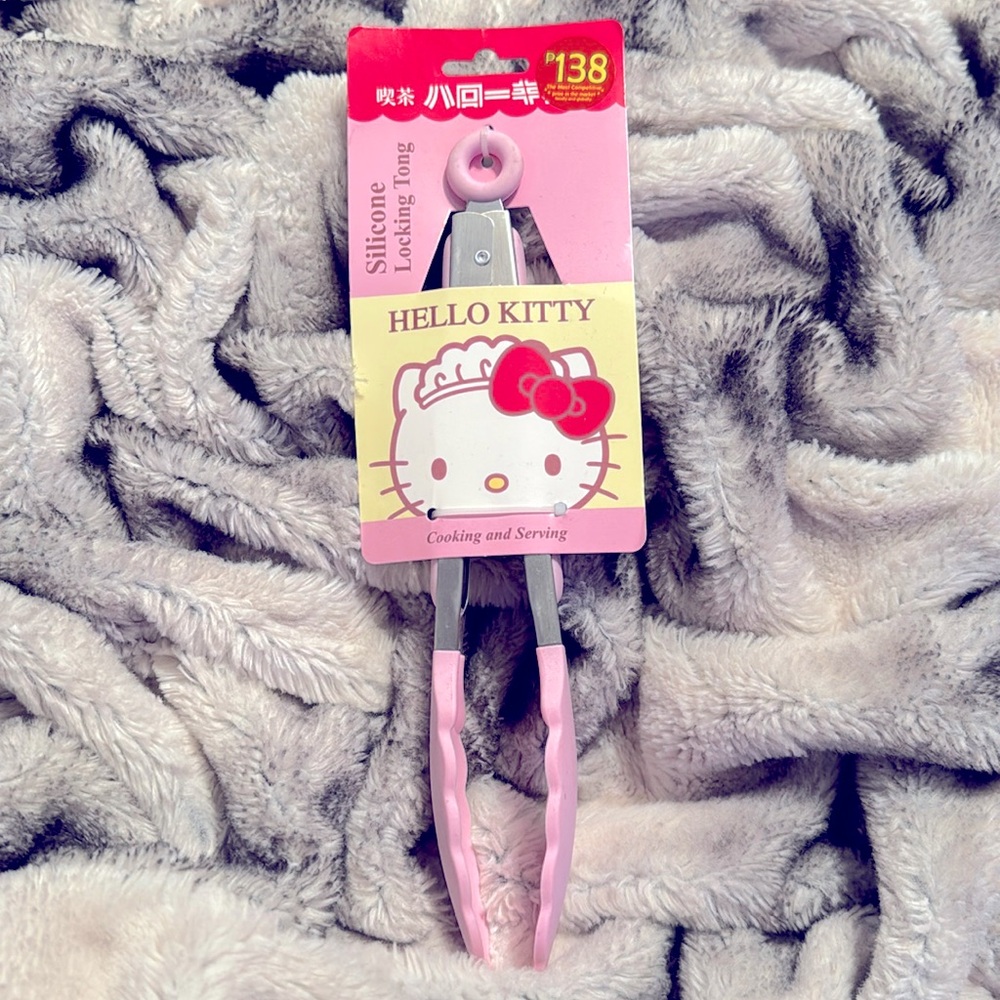 Silicone Hello Kitty Locking Tong